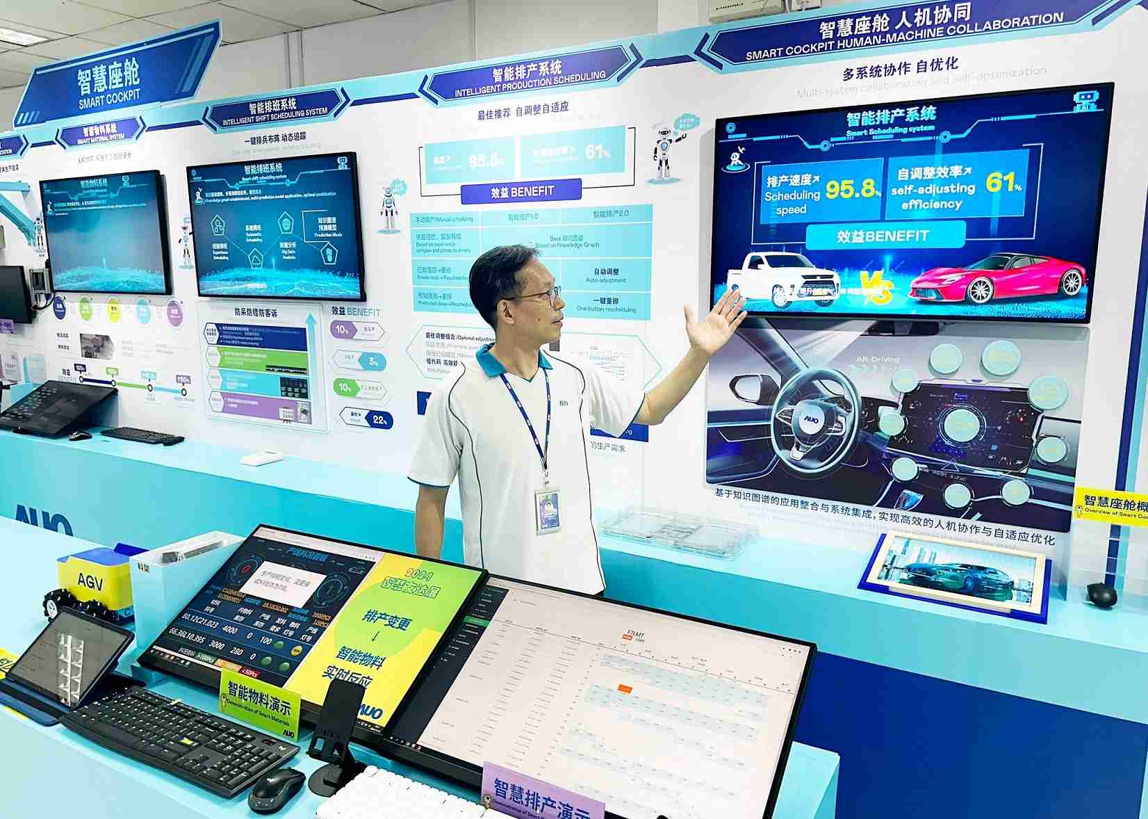 尊龙集团厦门将5G+ABC技术串联生产管理全流程，，，打通研发、、、采购、、生管、、、制程、、、设备、、质量等产品全生命周期制造流程，，，完成数字化设计、、、智慧供应链、、智能座舱、、、全流程设备管理、、、、数据驱动优化、、智慧在线检测、、智慧品管等自适应生产模式升级